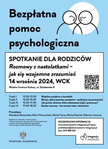 Bezpłatna pomoc psychologiczna