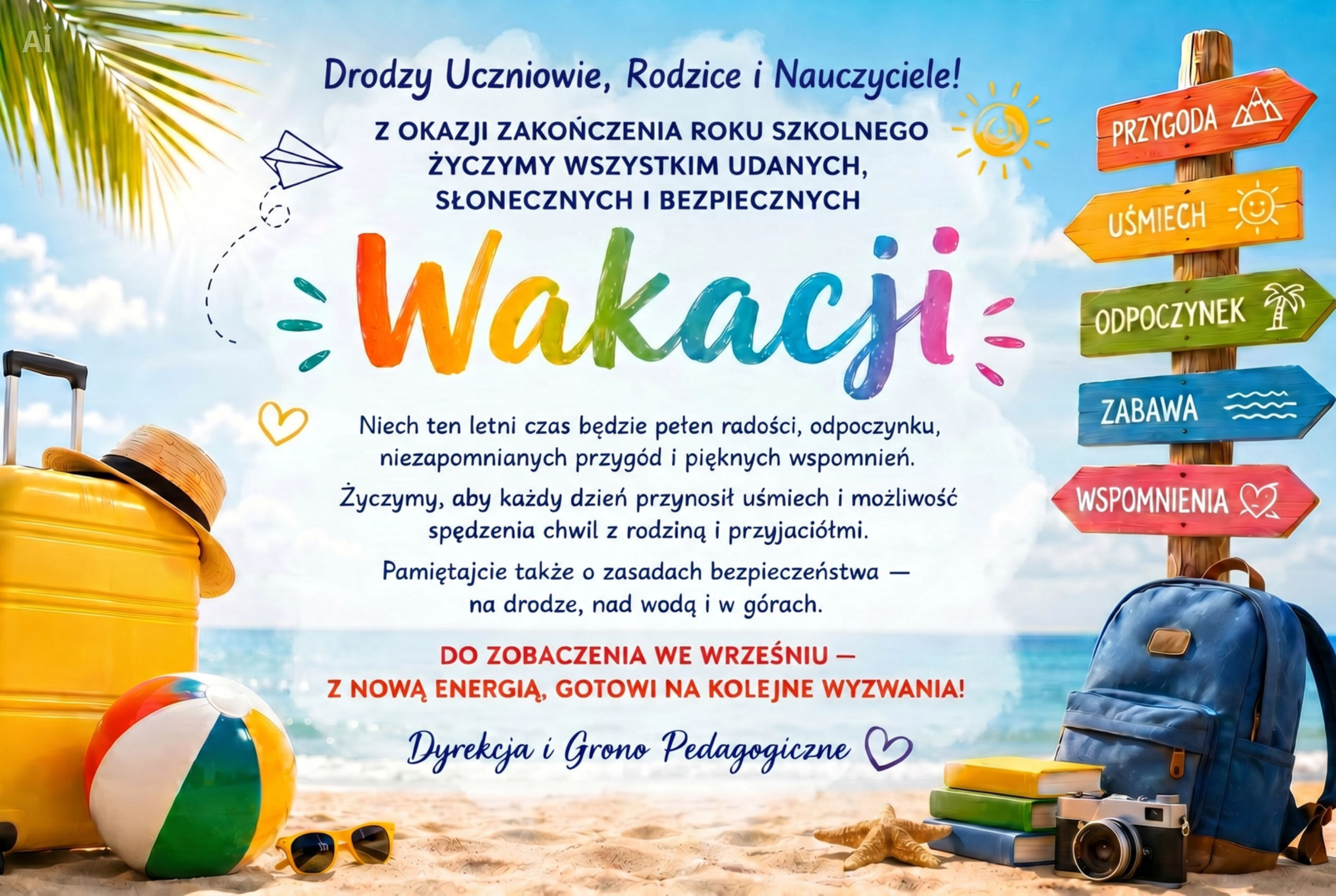 Życzenia Wakacyjne