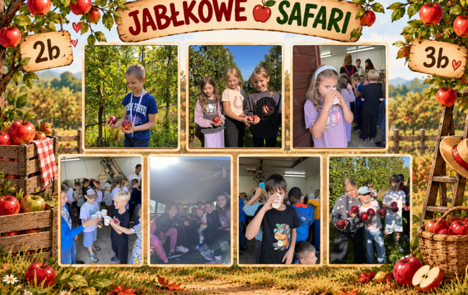 Wycieczka uczniów SP 300 do Jabłkowego Safari