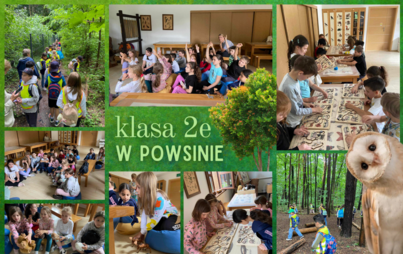 Zdjęcie do 2e na zajęciach przyrodniczych w parku w Powsinie