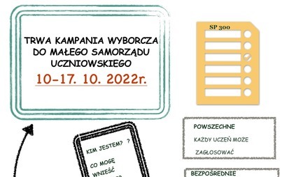 Zdjęcie do Kampania wyborcza do Małego Samorządu uczniowskiego