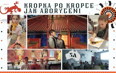 Zdjęcie do &quot;Kropka po kropce jak Aborygeni&quot; klasa 3a