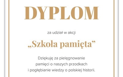 Zdjęcie do Szkoła pamięta