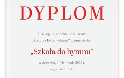 Zdjęcie do Szkoła do Hymnu