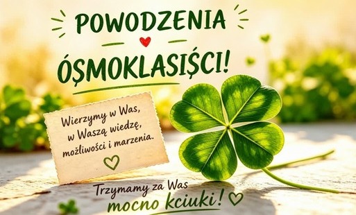 Powodzenia na egzaminie!