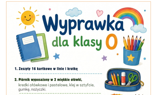 Wyprawka dla klasy 0 