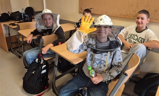 Lekcja biologii w klasie 6c