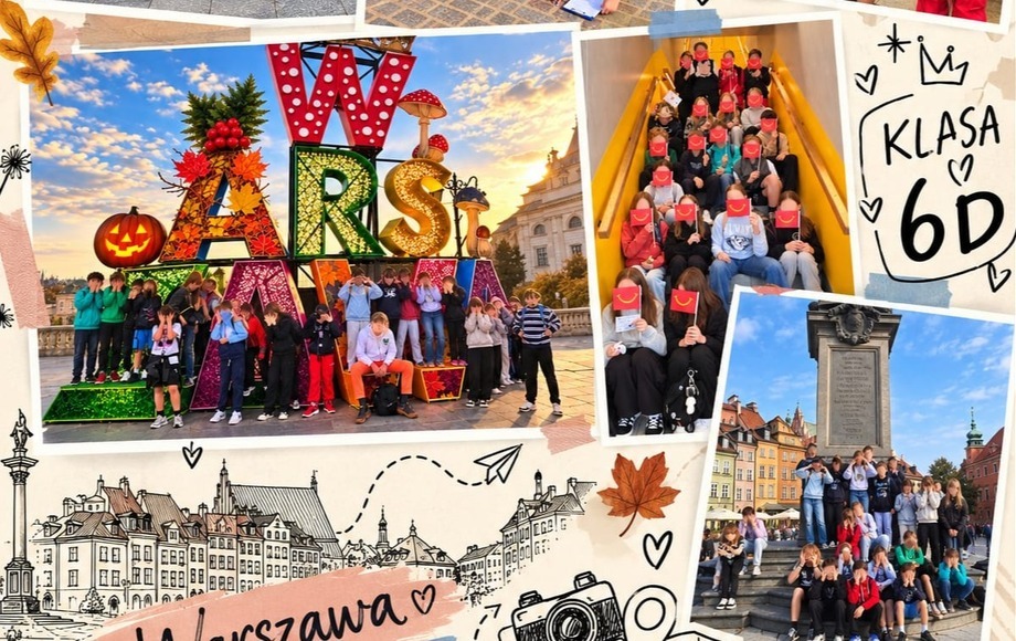 Wycieczka klasy 6D na Stare Miasto w Warszawie